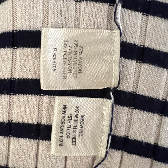 Rebecca Taylor French Striped Knit Dress - Picture 3 of 5